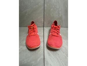 Nike Free Hyper Orange Flyknit running shoes Size 8